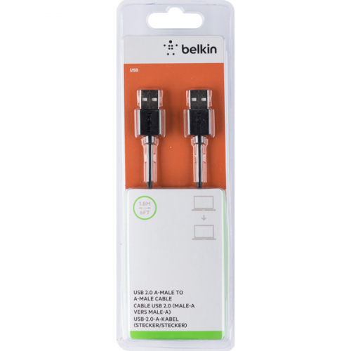 Кабель для компьютера Belkin USB-A папа/USB-A папа 1.8м (F3U131BT1.8M)