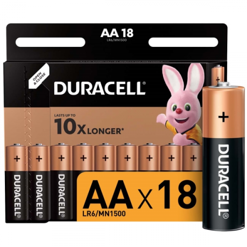 Батарея Duracell AА LR6-18BL Basic 18шт