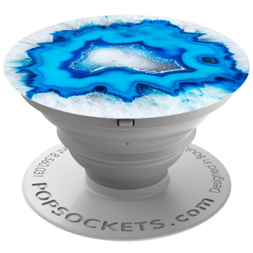 Кольцо-держатель для телефона Popsockets Ice Blue Agate (101447)