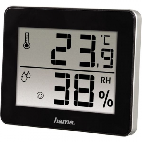Метеостанция Hama TH-130 Black (00136261)