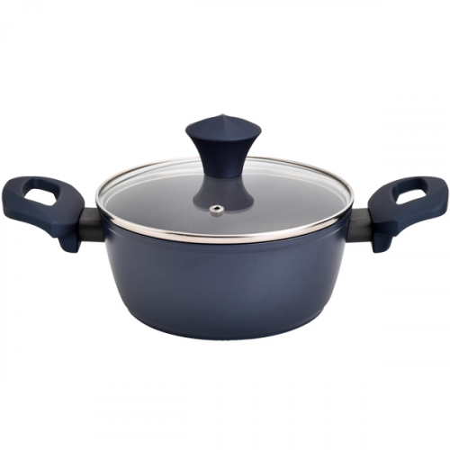 Кастрюля (антипригарное покрытие) Vitesse Navy VS-4229 с крышкой 1,7л