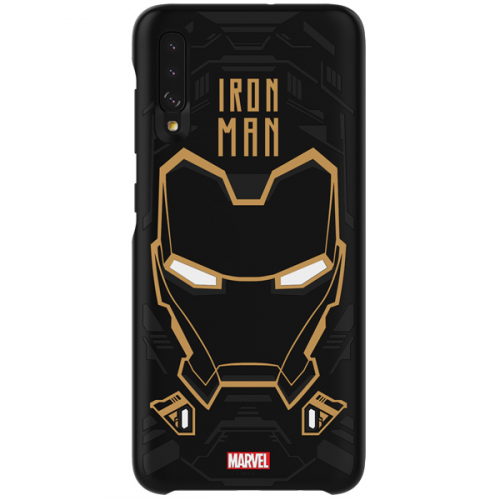 Чехол Samsung Marvel IronMan д/Galaxy A70, Black