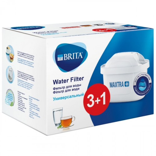 Картридж к фильтру для очистки воды Brita MAXTRA+ Универсальный 3+1шт