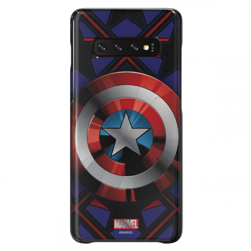 Чехол Samsung Captain America для Galaxy S10+, Blue