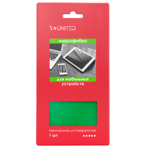 Салфетки для мобильной техники 5 Star United 506 из микрофибры 15х15см