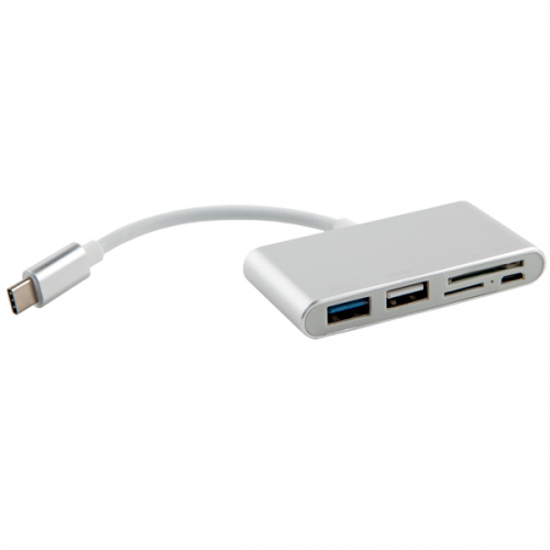 Переходник Red Line Multiport Аdapter Type-C Silver