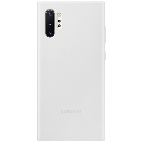 Чехол Samsung Leather Cover для Note 10+, White
