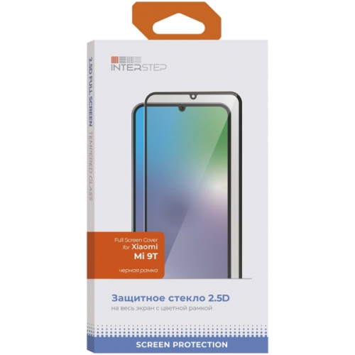Защитное стекло InterStep FSC для Xiaomi Mi 9T Black