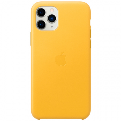 Чехол Apple iPhone 11 Pro Leather Case Meyer Lemon