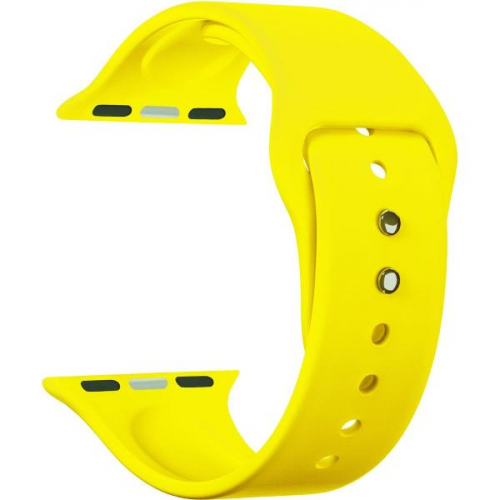 Силиконовый ремешок для Apple Watch 42/44/45 mm LYAMBDA ALTAIR DS-APS08-44-YL Yellow