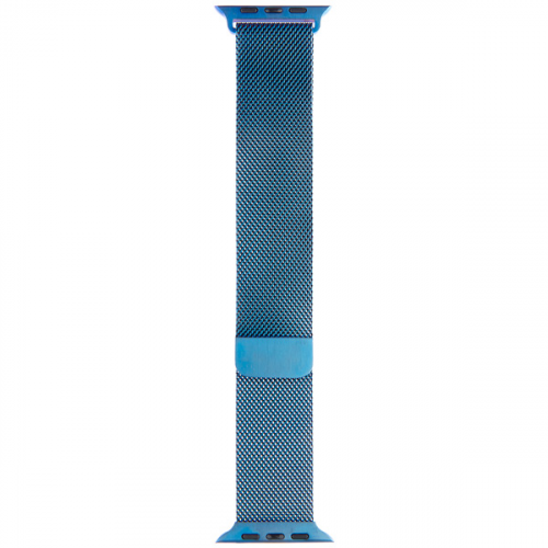 Ремешок InterStep MESH для Apple Watch 42mm&44mm, сталь, синий