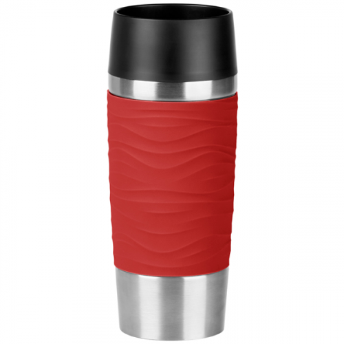 Термокружка Emsa Travel Mug Waves 0,36л Red (N2011100)