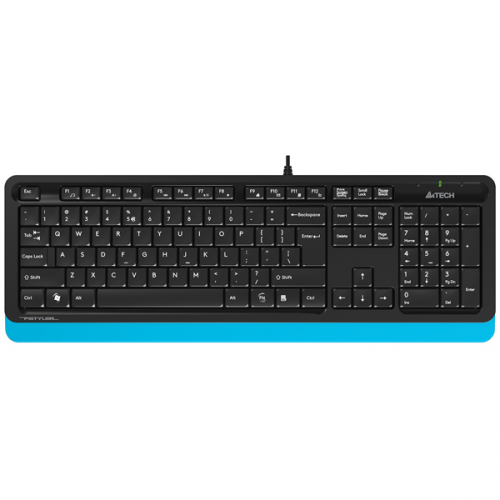 Клавиатура проводная A4Tech FStyler FK10 Black/Blue