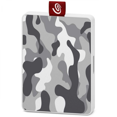 Внешний диск SSD Seagate 500GB One Touch SSD Camo Gray/White (STJE500404)