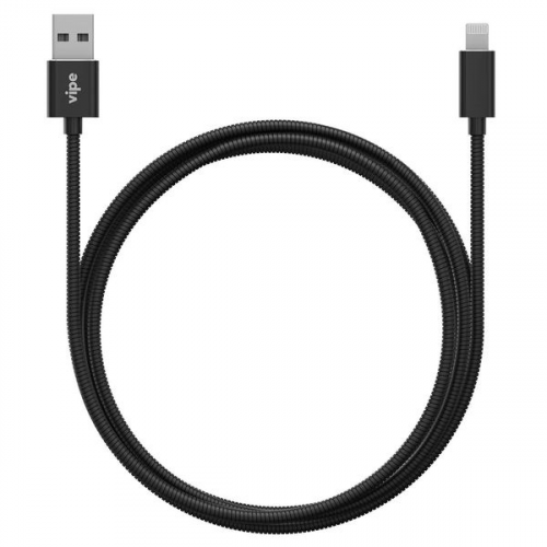 Кабель для iPod, iPhone, iPad Vipe USB/Lightning MFI metal soft-touch Black