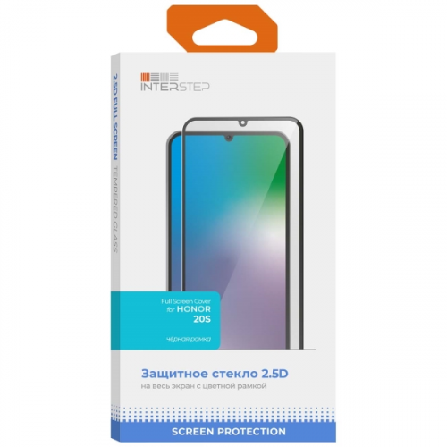 Защитное стекло InterStep FSC для Honor 20S Black