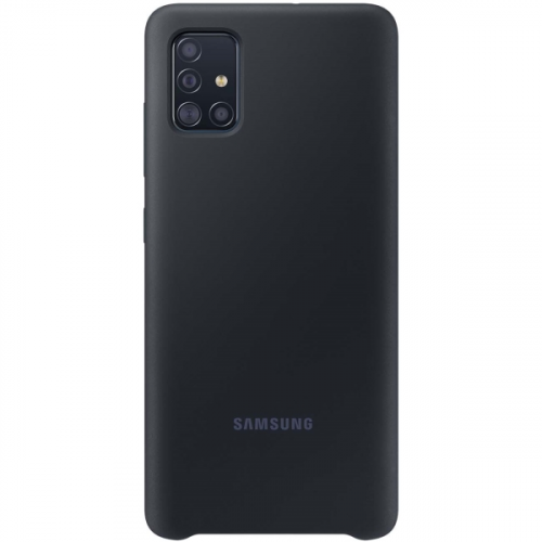 Чехол Samsung Silicone Cover для A51, Black