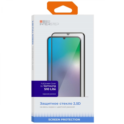 Защитное стекло для Samsung InterStep FSC для Galaxy S10 Lite Black