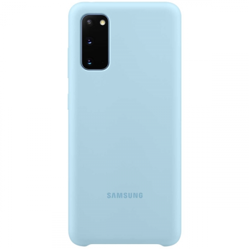 Чехол Samsung Silicone Cover для Galaxy S20, Sky Blue