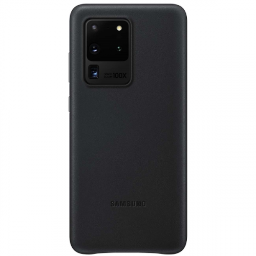 Чехол Samsung Leather Cover для Galaxy S20 Ultra, Black