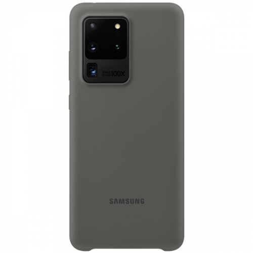 Чехол Samsung Silicone Cover для Galaxy S20 Ultra, Grey