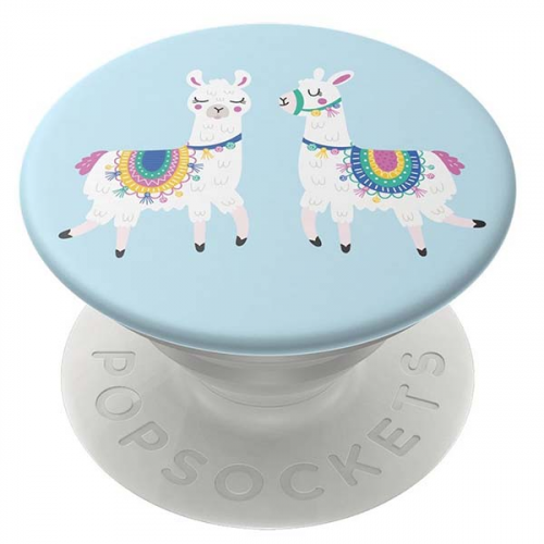 Кольцо-держатель для телефона Popsockets Gen2 Llamalliance in Blue (801613)