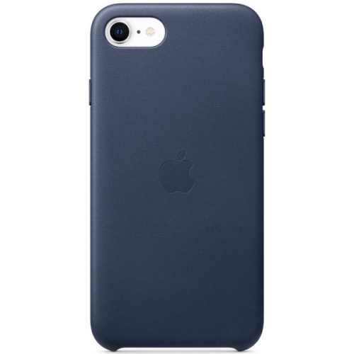 Чехол Apple iPhone SE 2020/7/8 Leather Case Midnight Blue