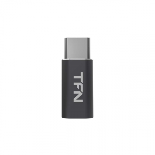 Переходник microUSB мама/USB-C папа, Grey (TFN-AD-MICUSBC)