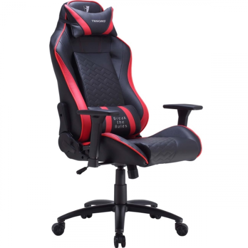 Кресло компьютерное игровое Tesoro TS-F710-Black-Red