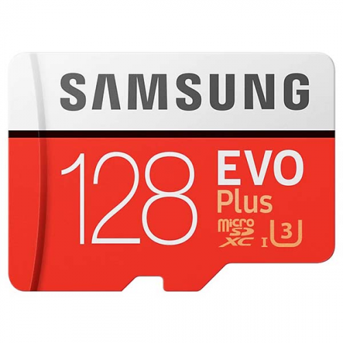 Карта памяти MicroSD Samsung 128GB EVO plus (MB-MC128HARU)