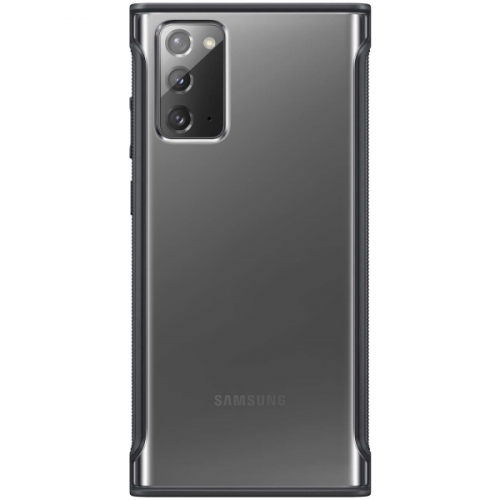 Чехол Samsung Clear Protective Cover Note 20 прозрач.черн.рамка