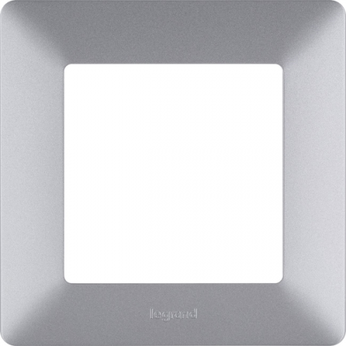 Рамка Legrand Valena LIFE Алюминий 1-пост. (754137)