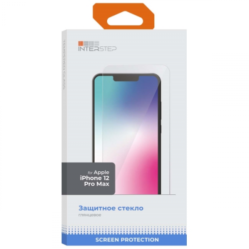 Защитное стекло InterStep iPhone 12 Pro Max (IS-TG-IPH012PRM-01IF00-MVGD03)