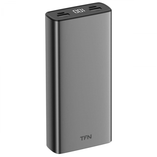 Внешний аккумулятор TFN Steel LCD 20000 мАч серый (PB-218-GR)