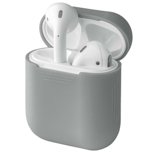 Чехол для AirPods InterStep Силиконовый Grey