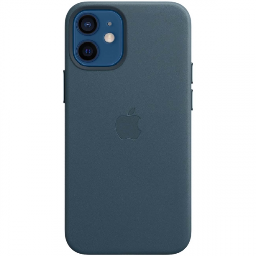 Чехол Apple iPhone 12 mini Leather MagSafe Baltic Blue