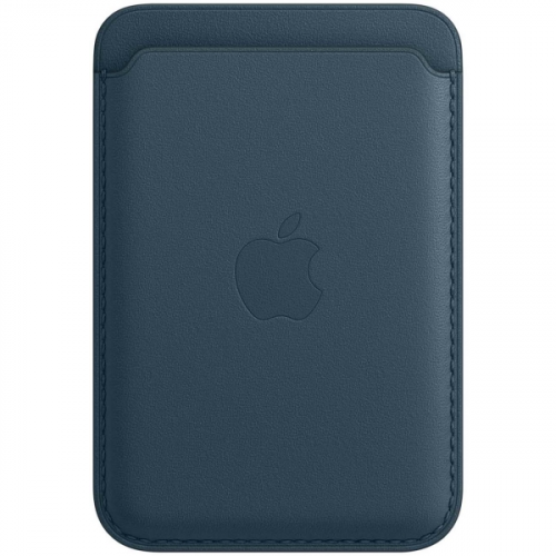 Чехол Apple iPhone Leather Wallet MagSafe Baltic Blue