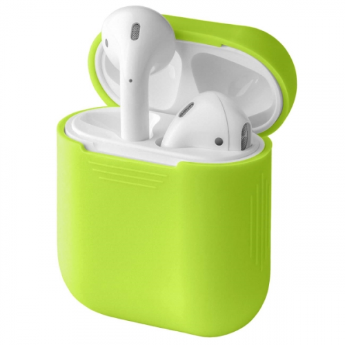 Чехол для AirPods InterStep Силиконовый Light Green