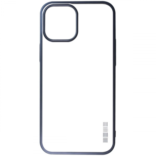Чехол InterStep DECOR NEW MAT iPhone 12 / 12 Pro Синий