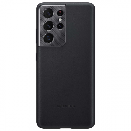 Чехол Samsung Leather Cover S21 Ultra Black (EF-VG998)