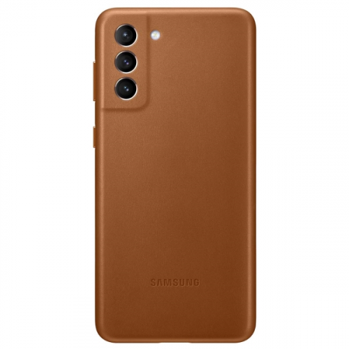 Чехол Samsung Leather Cover S21+ Brown (EF-VG996)