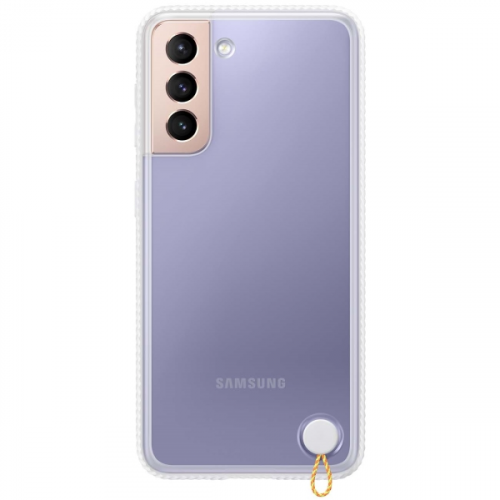 Чехол Samsung Clear Protective Cover S21 White frame EF-GG991