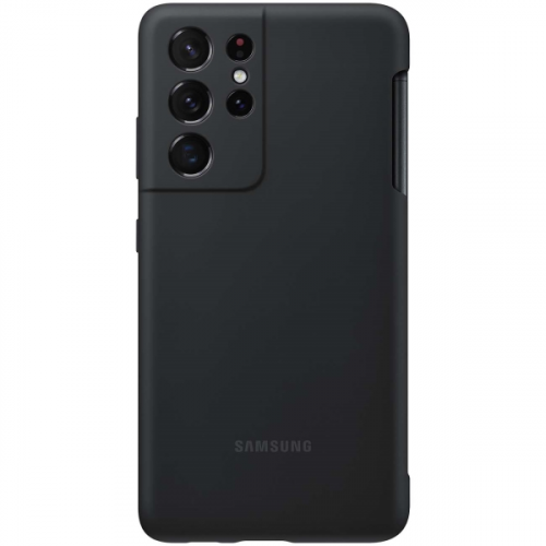 Чехол Samsung Silicone Cover с пером S Pen S21 Ultra Black