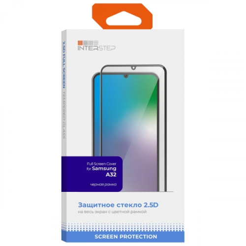 Защитное стекло для Samsung InterStep FSC для Galaxy A32 Black