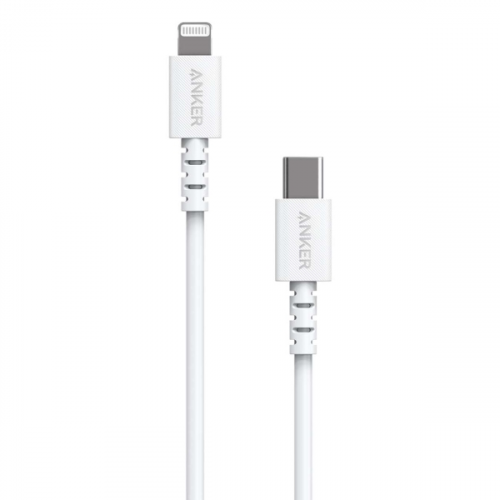 Кабель для iPod, iPhone, iPad Anker PowerLine Select USB-C Cable Lightning 90см White
