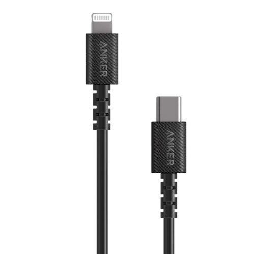 Кабель для iPod, iPhone, iPad Anker PowerLine Select USB-C Cable Lightning 90см Black