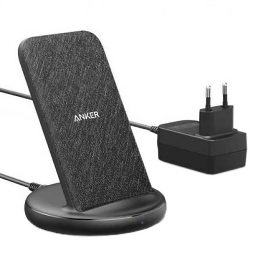 Беспроводное зарядное устройство Anker PowerWave II Stand 15W EU Black/Gray