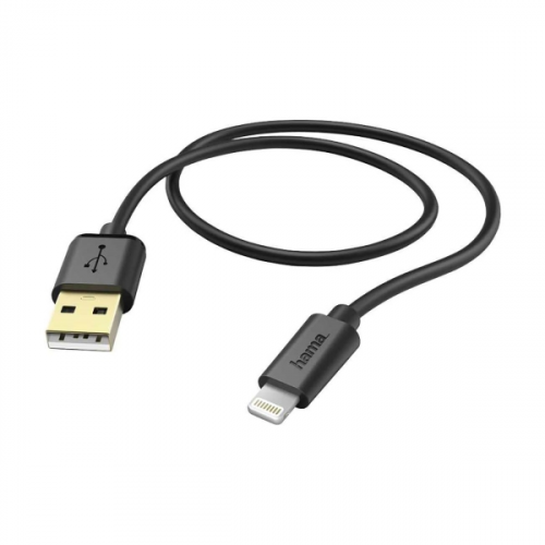 Кабель для iPod, iPhone, iPad Hama 1,5 м Lightning USB 2.0 Black (00173635)