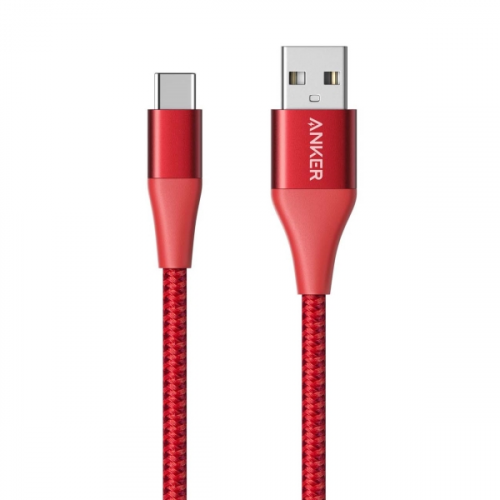 Кабель USB Type-C Anker PowerLine +II USB A USB C 3ft Red