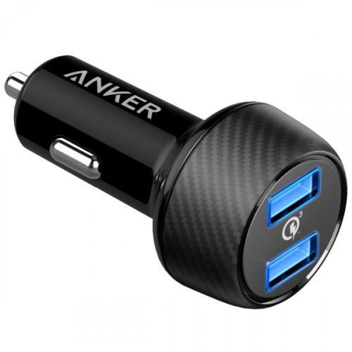 Автомобильное зарядное устройство Anker PowerDrive Speed 2QC UN Packaging V3 Black